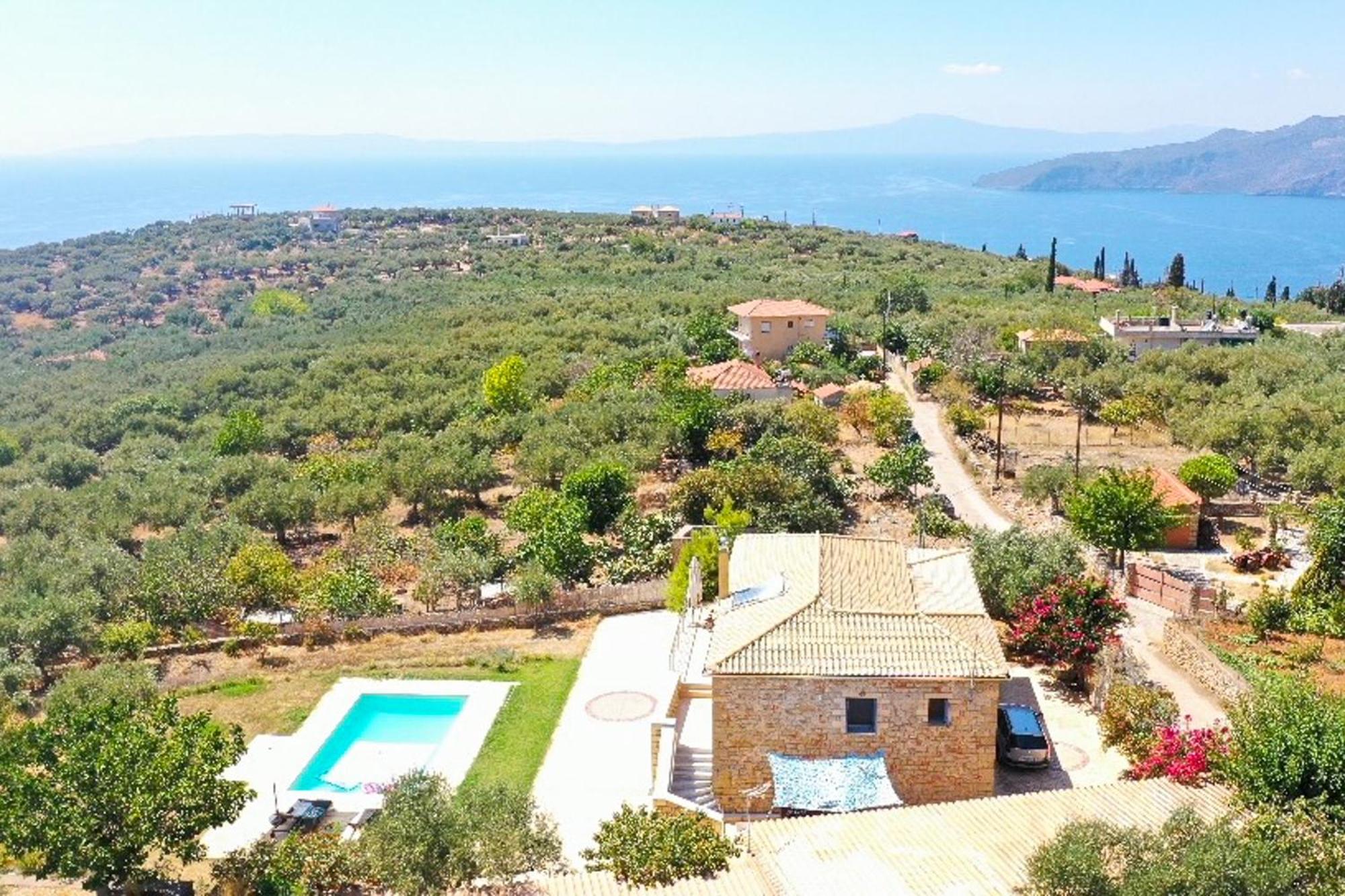 Villa Eleni - Private Pool Bliss Near Kardamili Proástion Exteriér fotografie