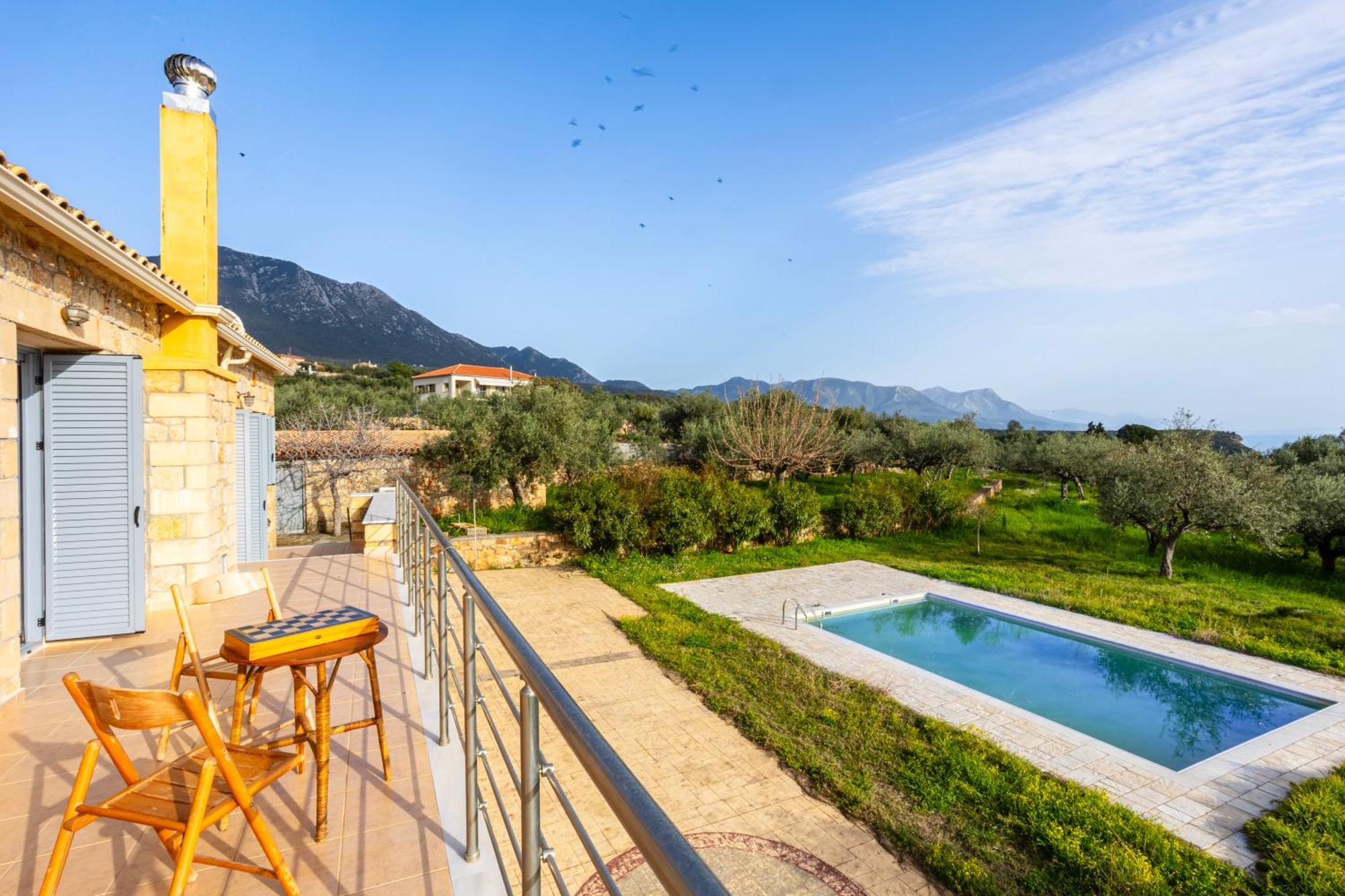 Villa Eleni - Private Pool Bliss Near Kardamili Proástion Exteriér fotografie